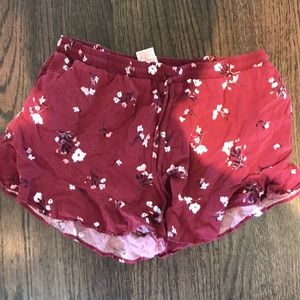 Floral Ruffle Shorts